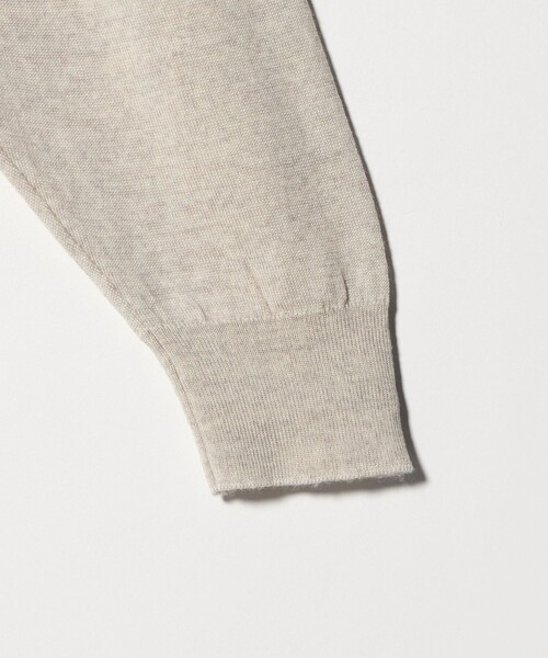 JOHN SMEDLEY（ジョンスメドレー）の「＜JOHN SMEDLEY＞KILDAY/モックネックニット（ニット/セーター・メンズ・ベージュ/ネイビー・M/L）」の5枚目の写真