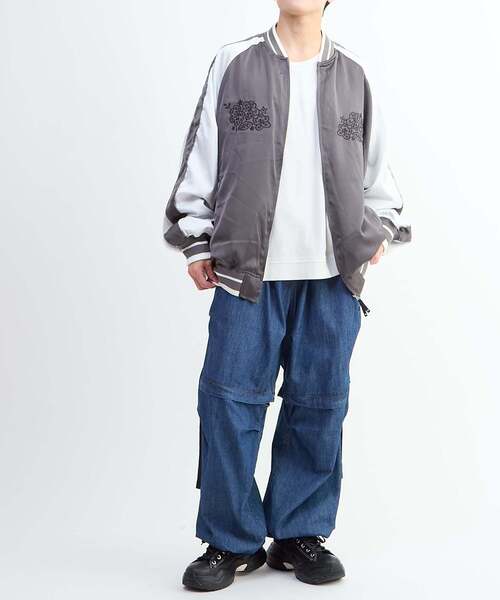 SATIN OVERSIZE SOUVENIR JACKET（スカジャン）｜CONVERSE TOKYO