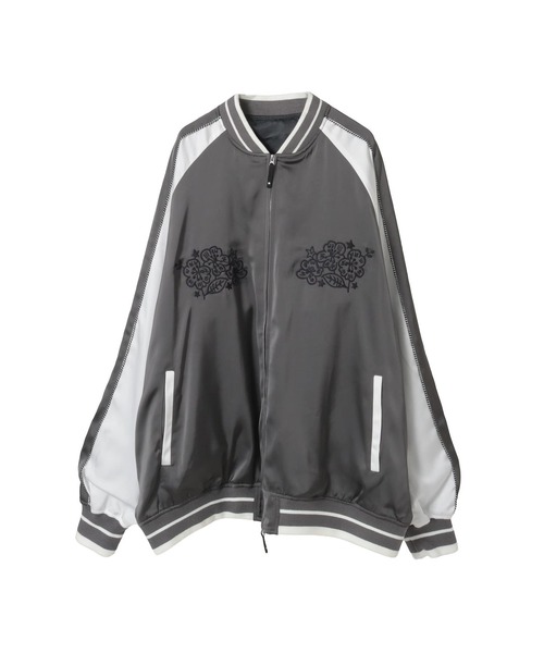 セール】SATIN OVERSIZE SOUVENIR JACKET（スカジャン）｜CONVERSE