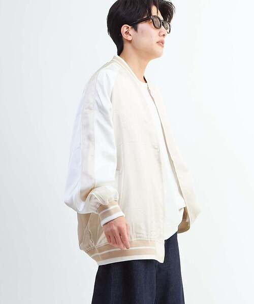 SATIN OVERSIZE SOUVENIR JACKET（スカジャン）｜CONVERSE TOKYO