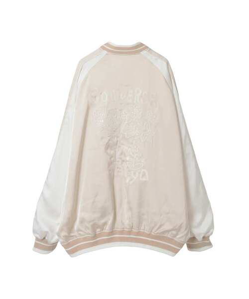 SATIN OVERSIZE SOUVENIR JACKET（スカジャン）｜CONVERSE TOKYO