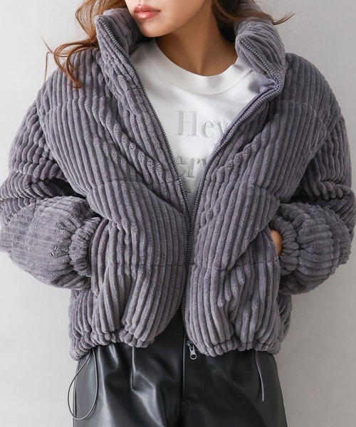 セール】コーデュロイ中綿クロップドブルゾン（ブルゾン）｜SpRay