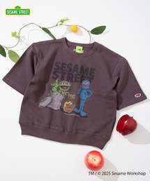 FRUIT OF THE LOOM（フルーツオブザルーム）の「ハーフスリーブスウェット③ / キッズ / セサミストリート / コラボプリント / オスカー / グローバー（スウェット）」