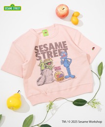 FRUIT OF THE LOOM（フルーツオブザルーム）の「ハーフスリーブスウェット③ / キッズ / セサミストリート / コラボプリント / オスカー / グローバー（スウェット）」