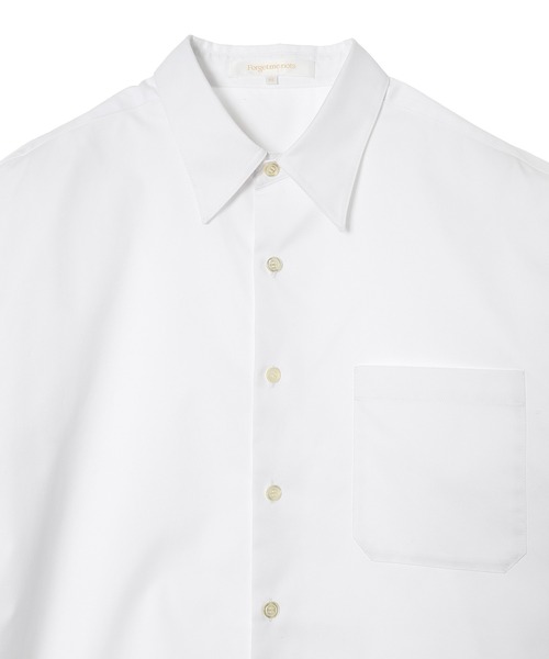 forget-me-nots(フォーゲットミーノッツ)の「forget-me-nots Oxford Shirt FMN-25AW-S-001(シャツ/ブラウス・レディース・ホワイト/ブルー・FREE)」の9枚目の写真