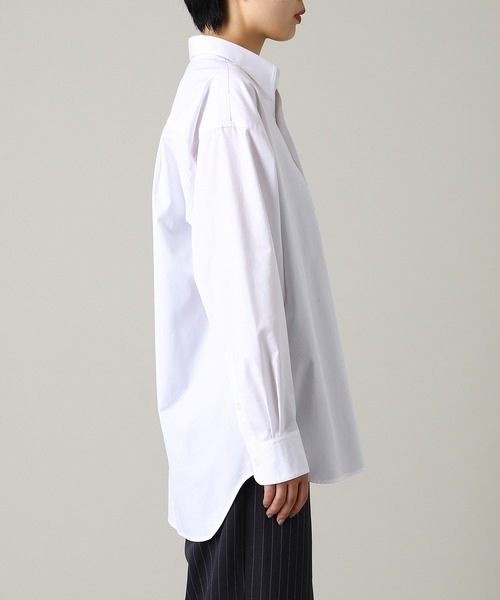 forget-me-nots(フォーゲットミーノッツ)の「forget-me-nots Oxford Shirt FMN-25AW-S-001(シャツ/ブラウス・レディース・ホワイト/ブルー・FREE)」の3枚目の写真