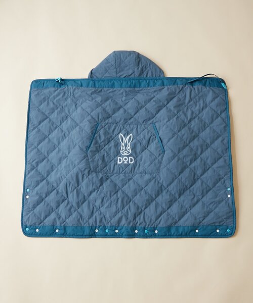 DOD（ディーオーディー）の「【一部店舗限定】【DOD】【ベビー】サササノフワベビ（おくるみ・キッズ・ブルー/ベージュ/オレンジ・ONE SIZE）」の11枚目の写真