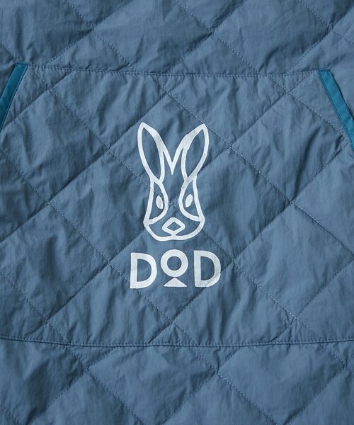 DOD（ディーオーディー）の「【一部店舗限定】【DOD】【ベビー】サササノフワベビ（おくるみ・キッズ・ブルー/ベージュ/オレンジ・ONE SIZE）」の13枚目の写真