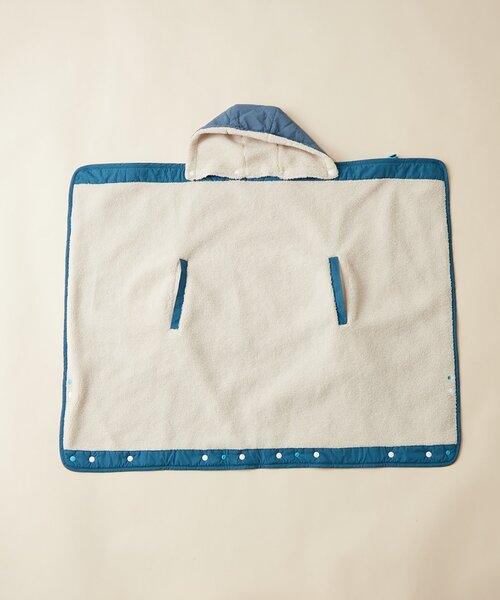 DOD（ディーオーディー）の「【一部店舗限定】【DOD】【ベビー】サササノフワベビ（おくるみ・キッズ・ブルー/ベージュ/オレンジ・ONE SIZE）」の15枚目の写真