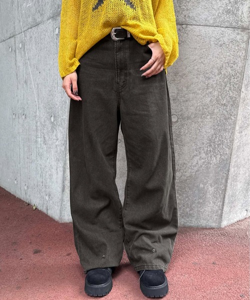 sedacle(セダクル)の「2wayフェイクファーデニム(デニムパンツ・メンズ・ブラック/ダークブラウン・LARGE/MEDIUM/SMALL)」の17枚目の写真
