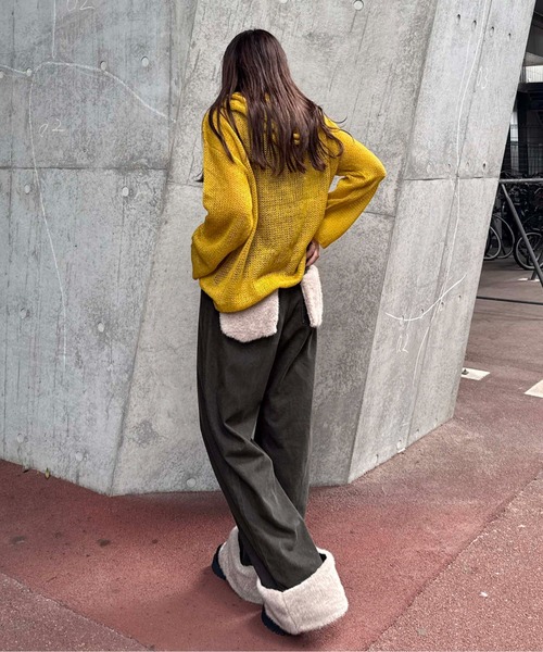 sedacle(セダクル)の「2wayフェイクファーデニム(デニムパンツ・メンズ・ブラック/ダークブラウン・LARGE/MEDIUM/SMALL)」の20枚目の写真