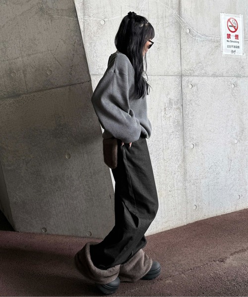 sedacle(セダクル)の「2wayフェイクファーデニム(デニムパンツ・メンズ・ブラック/ダークブラウン・LARGE/MEDIUM/SMALL)」の4枚目の写真