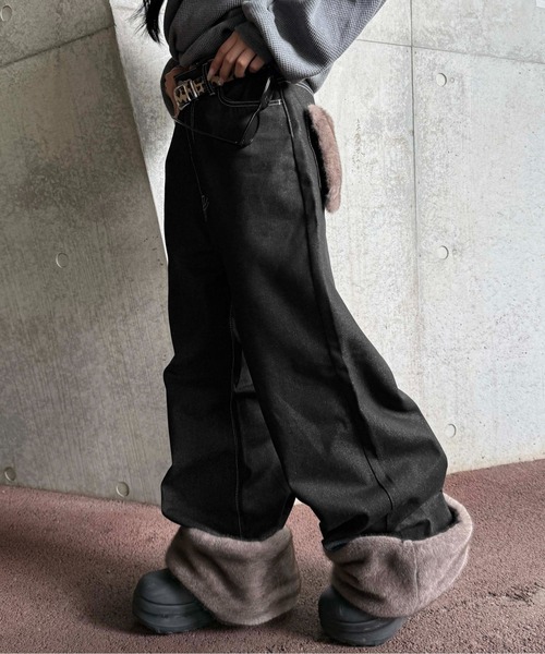 2wayフェイクファーデニム（デニムパンツ）｜sedacle（セダクル）の