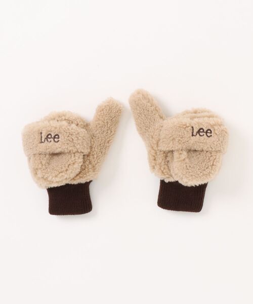 Lee(リー)の「Lee/リー【キッズ・大人】2WAY ボアグローブ(手袋・レディース・チャコールグレー/ベージュ/ブルー/ベージュ系その他・SMALL/MEDIUM)」の6枚目の写真