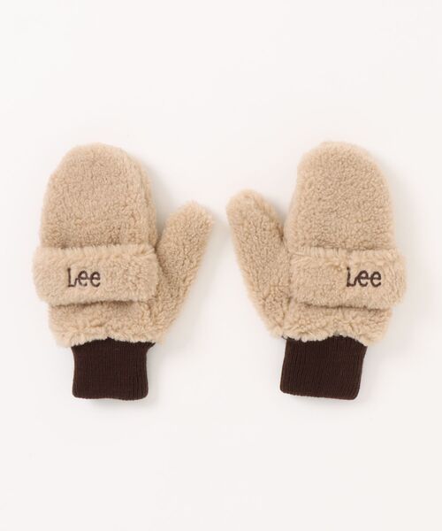 Lee(リー)の「Lee/リー【キッズ・大人】2WAY ボアグローブ(手袋・レディース・チャコールグレー/ベージュ/ブルー/ベージュ系その他・SMALL/MEDIUM)」の16枚目の写真