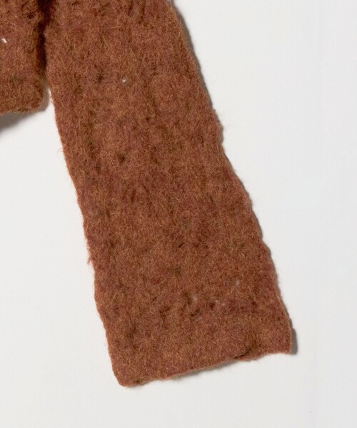 muller of yoshiokubo（ミュラーオブヨシオクボ）の「＜muller of yoshiokubo＞レース アシンメトリーニットプルオーバー（ニット/セーター・レディース・ブラウン系・36）」の6枚目の写真
