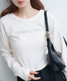 Kastane（カスタネ）の「【WEB・一部店舗限定】スタッズチビロゴTEE（Tシャツ/カットソー・レディース）」