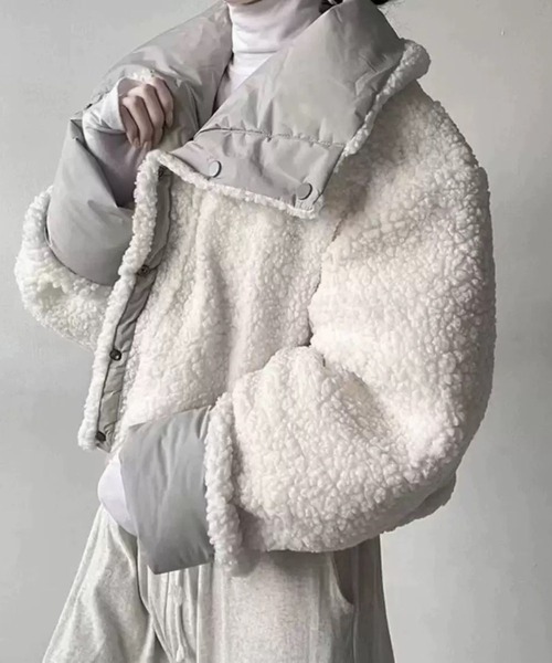 SPIGA（スピーガ）の「ﾘﾊﾞｰｼﾌﾞﾙ中綿ﾌﾞﾙｿﾞﾝ（ブルゾン・レディース・ブラック/グレー/ピンク・MEDIUM/LARGE/X-LARGE）」の4枚目の写真