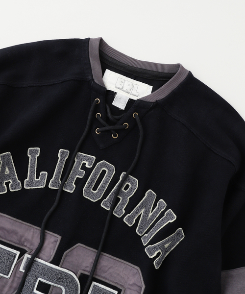 ERL / イーアールエル UNISEX LACED HOCKEY JERSEY（Tシャツ