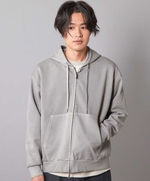 UNION STATION | フェードポンチジップ ショート丈 ジップパーカー(パーカー)