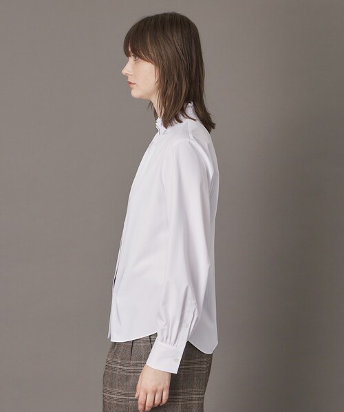 DRESSTERIOR（ドレステリア）の「【CLASSY.12月号掲載】スタンドフリルネックブラウス（シャツ/ブラウス・レディース・オフホワイト・34/36/38）」の8枚目の写真