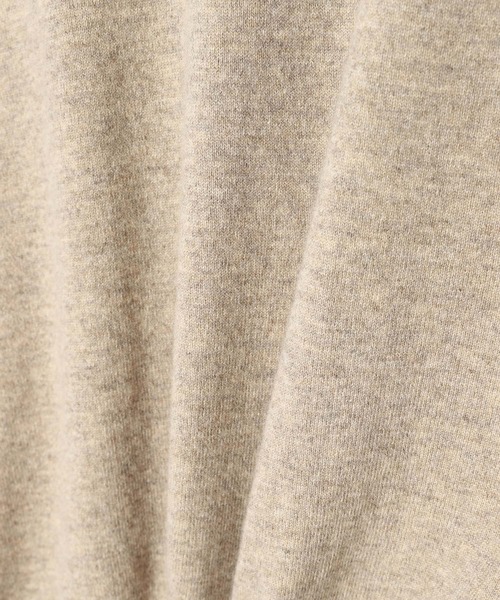 crepuscule(クレプスキュール)の「crepuscule Moc Neck P/O 2503-007(ニット/セーター・メンズ・ベージュ/チャコールグレー/グレー・2/1)」の8枚目の写真