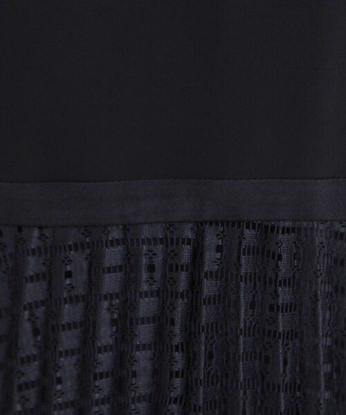 Reflect(リフレクト)の「【SS-4Lサイズ】シフォン×幾何柄レースプリーツワンピース(ワンピース・レディース・ネイビー/ブルー系その他/ブラック・13/11/09/07/05/17/15 )」の20枚目の写真