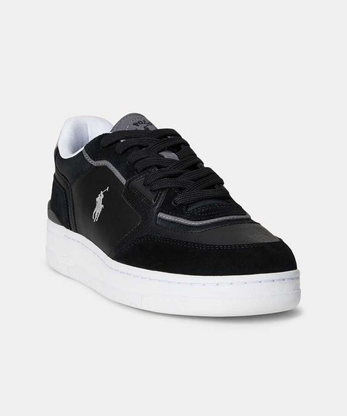 POLO RALPH LAUREN(ポロ ラルフ ローレン)の「ポロ ラルフ ローレン OPEN MASTER PP オープン マスターズ PP スニーカー(スニーカー・レディース・ホワイト/ブラック・70/40/50/60)」の3枚目の写真