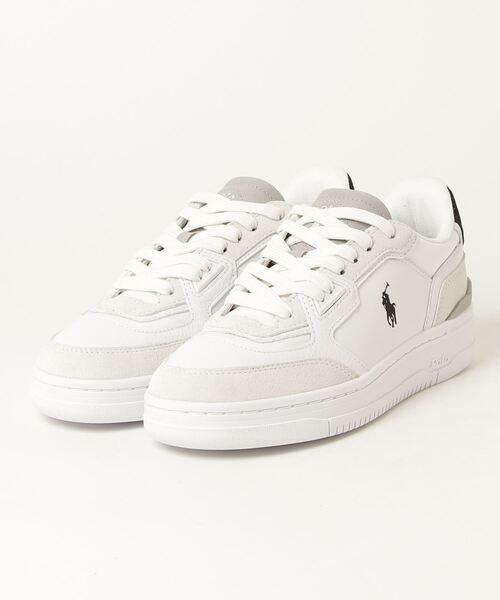 POLO RALPH LAUREN(ポロ ラルフ ローレン)の「ポロ ラルフ ローレン OPEN MASTER PP オープン マスターズ PP スニーカー(スニーカー・レディース・ホワイト/ブラック・70/40/50/60)」の10枚目の写真