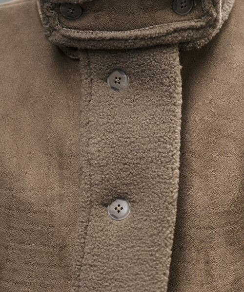 限定展開 ムートン スタンド カラーコート（ムートンコート）｜FREAK'S