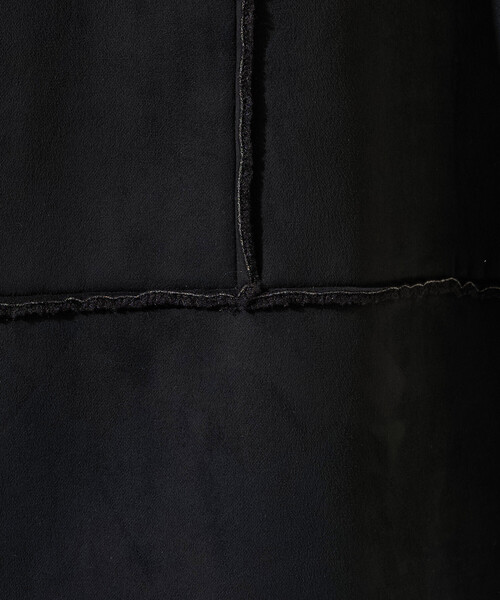 FREAK'S STORE（フリークスストア）の「限定展開　ムートン スタンド カラーコート（ムートンコート・レディース・ブラック/グレー/ベージュ・ﾌﾘ-）」の4枚目の写真