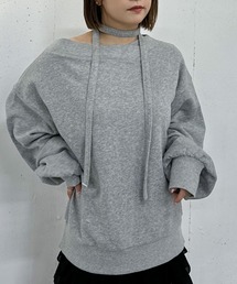archives | チョーカー付クロスオフショルスウェット(スウェット)