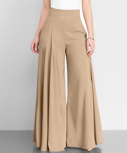 CADBURY(キャドバリー)の「タック入ワイドパンツ(その他パンツ・レディース・グレー/ブラック/ピンク/グリーン/ダークブラウン/ブラウン/ネイビー/ベージュ・X-LARGE/LARGE/MEDIUM/SMALL)」の6枚目の写真