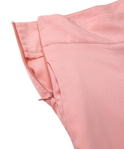 CADBURY(キャドバリー)の「タック入ワイドパンツ(その他パンツ・レディース・グレー/ブラック/ピンク/グリーン/ダークブラウン/ブラウン/ネイビー/ベージュ・X-LARGE/LARGE/MEDIUM/SMALL)」の10枚目の写真