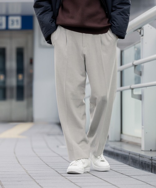 GLOBAL WORK(グローバルワーク)の「アーバンクリーンワイド+WARM/577351(その他パンツ・メンズ・チャコールグレー/ブラック/アイボリー/ブラウン・X-LARGE/LARGE/MEDIUM/SMALL)」の17枚目の写真