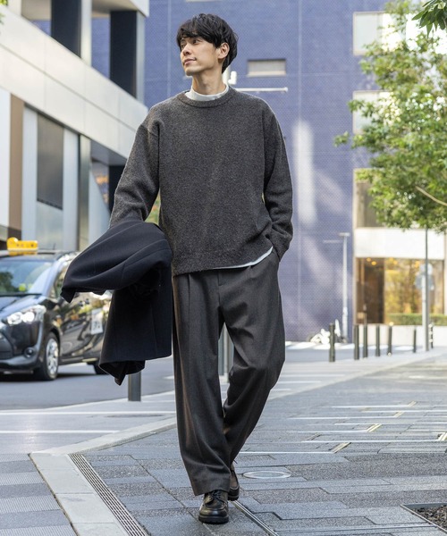 GLOBAL WORK(グローバルワーク)の「アーバンクリーンワイド+WARM/577351(その他パンツ・メンズ・チャコールグレー/ブラック/アイボリー/ブラウン・X-LARGE/LARGE/MEDIUM/SMALL)」の7枚目の写真