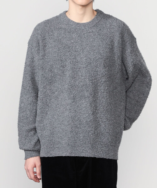 ロベルトコリーナ ROBERTO COLLINA ニット セーター レース編み ラウンドネック カットソー プルオーバー XS ネイビー/14▲B4 レディース roberto collina ⁄ ロベルトコリーナ ｜ウールカシミヤ