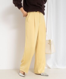 NOLLEY’S Sophi | 【一部WEB限定サイズ】ウォッシャブルブライトダブルクロスセミワイドパンツ(その他パンツ)