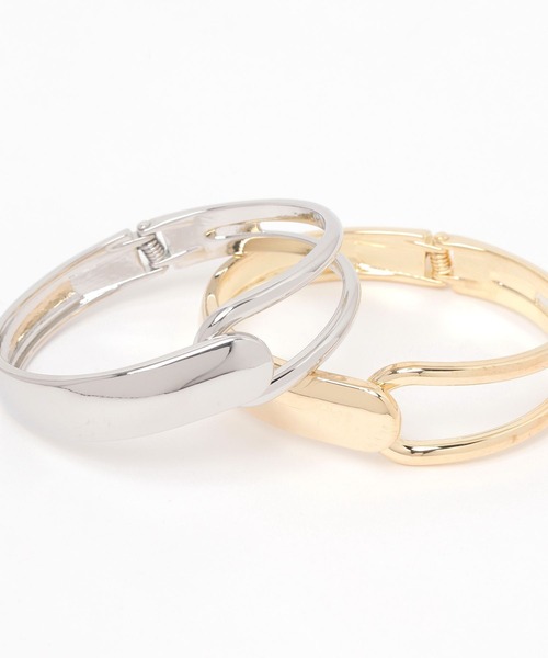 LAKOLE（ラコレ）の「重ねデザインバングル / 601129（バングル/リストバンド・レディース・その他1/その他2・FREE）」の5枚目の写真