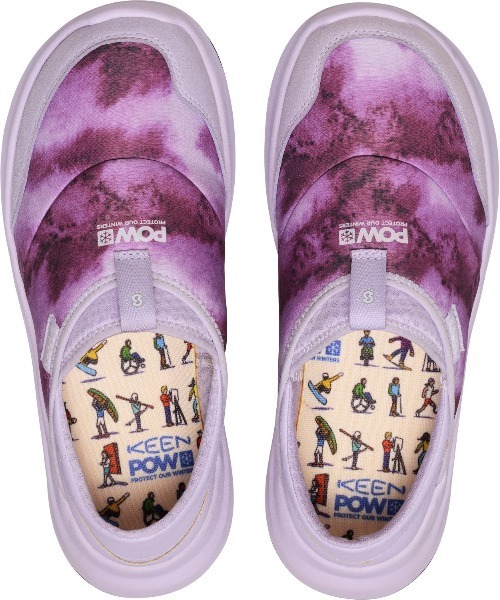 KEEN（キーン）の「WHYSER / ワイザー / レディース スリッポン スニーカー ★Collaboration with POW（スリッポン・レディース・パープル系その他・23cm/23.5cm/24cm/24.5cm/25cm/25.5cm/22.5cm）」の9枚目の写真