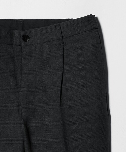 A DAY IN THE LIFE UNITED ARROWS（アデイインザライフユナイテッドアローズ）の「ウールライク パターン 1プリーツ イージーパンツ＜A DAY IN THE LIFE＞（スラックス・メンズ・ダークグレー/モカ/ブラック・L/S/M）」の19枚目の写真