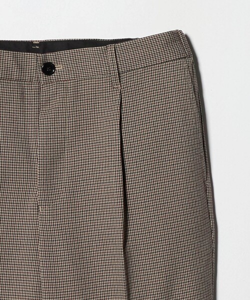 A DAY IN THE LIFE UNITED ARROWS（アデイインザライフユナイテッドアローズ）の「ウールライク パターン 1プリーツ イージーパンツ＜A DAY IN THE LIFE＞（スラックス・メンズ・ダークグレー/モカ/ブラック・L/S/M）」の5枚目の写真
