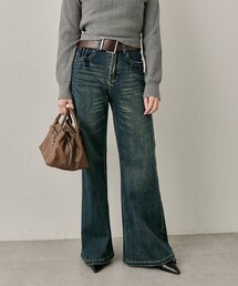mline | [mline]［3サイズ展開！］ワイドデニム(デニムパンツ)