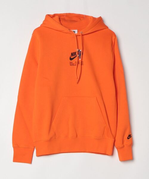 NIKE（ナイキ）の「ナイキ NIKE ナイキ クラブ BB アイコン BL L/S フーディ（パーカー・メンズ・ブラック/オレンジ/アイボリー・S/M/L/LL/3L）」の6枚目の写真