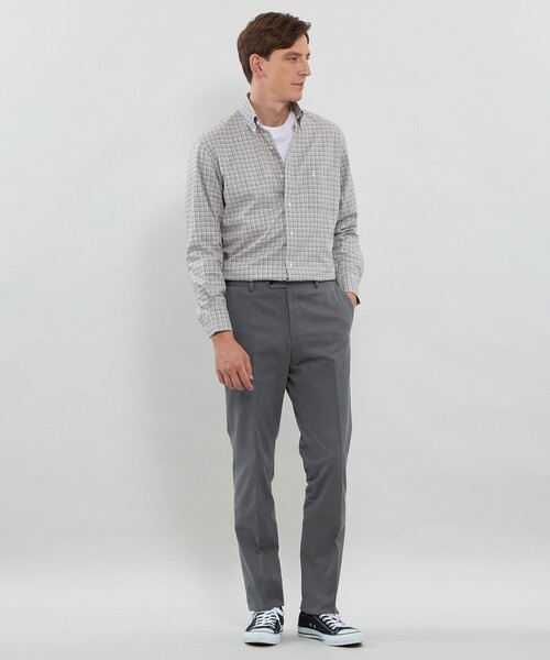 MACKINTOSH LONDON（マッキントッシュ ロンドン）の「ピーチチェックボタンダウンシャツ（シャツ/ブラウス・メンズ・グリーン系その他3/グレー系その他・L/M/XL）」の3枚目の写真