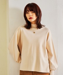 mysty woman | 袖ボリュームハイネックプルオーバー　611350(ニット/セーター)