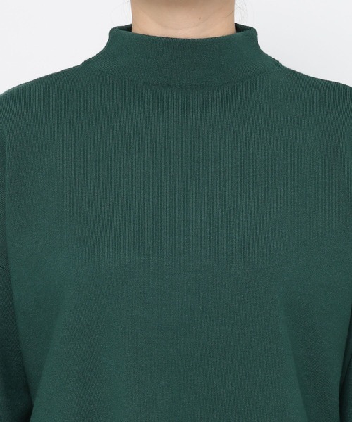 mysty woman(ミスティウーマン)の「袖ボリュームハイネックプルオーバー 611350(ニット/セーター・レディース・グレー/アイボリー/ブラック/グリーン/ブラウン/ライトブルー・FREE)」の14枚目の写真