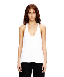 ⭐️美品⭐️CC25P ロゴ タンクトップ コットン白　38 タンクトップ（ホワイト/白色系・ワンポイント）ファッション通販