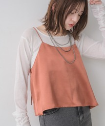 【WEB限定】ヴィンテージサテンキャミソール