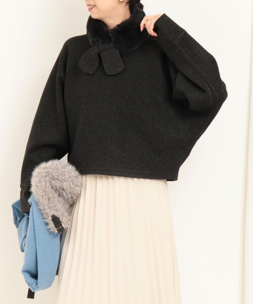 セットアイテム》ミラノリブラメドルマンニット＋マフラーSET（ニット